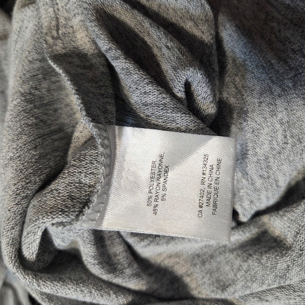 Orb Life Esta Shift Dress Sleeveless Casual Keyhole Back‎ Light Heather Gray - Picture 6 of 6